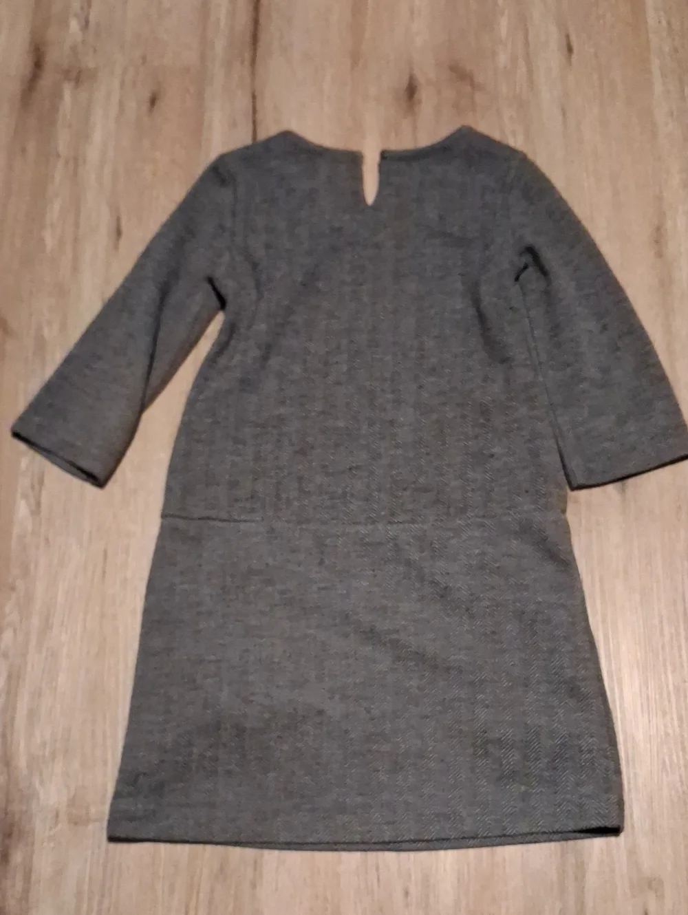 GAP Kids Herringbone Gray Shift Dress